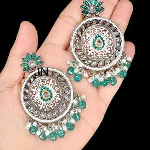 Beautiful Polki earrings