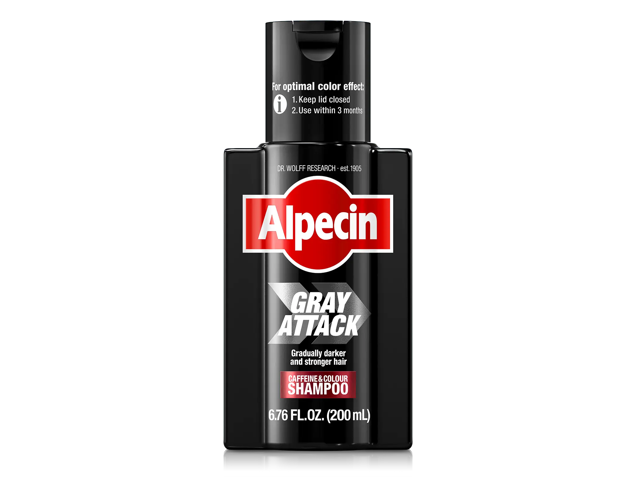 Alpecin Gray Attack Caffeine & Color Shampoo, 6.76 Fl Oz