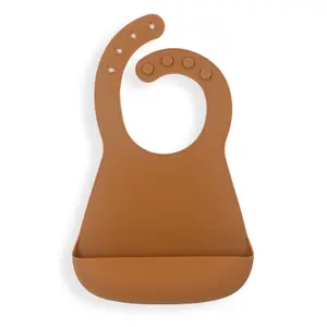 YEAH BABY GOODS Silicone Bib - Boho Brown