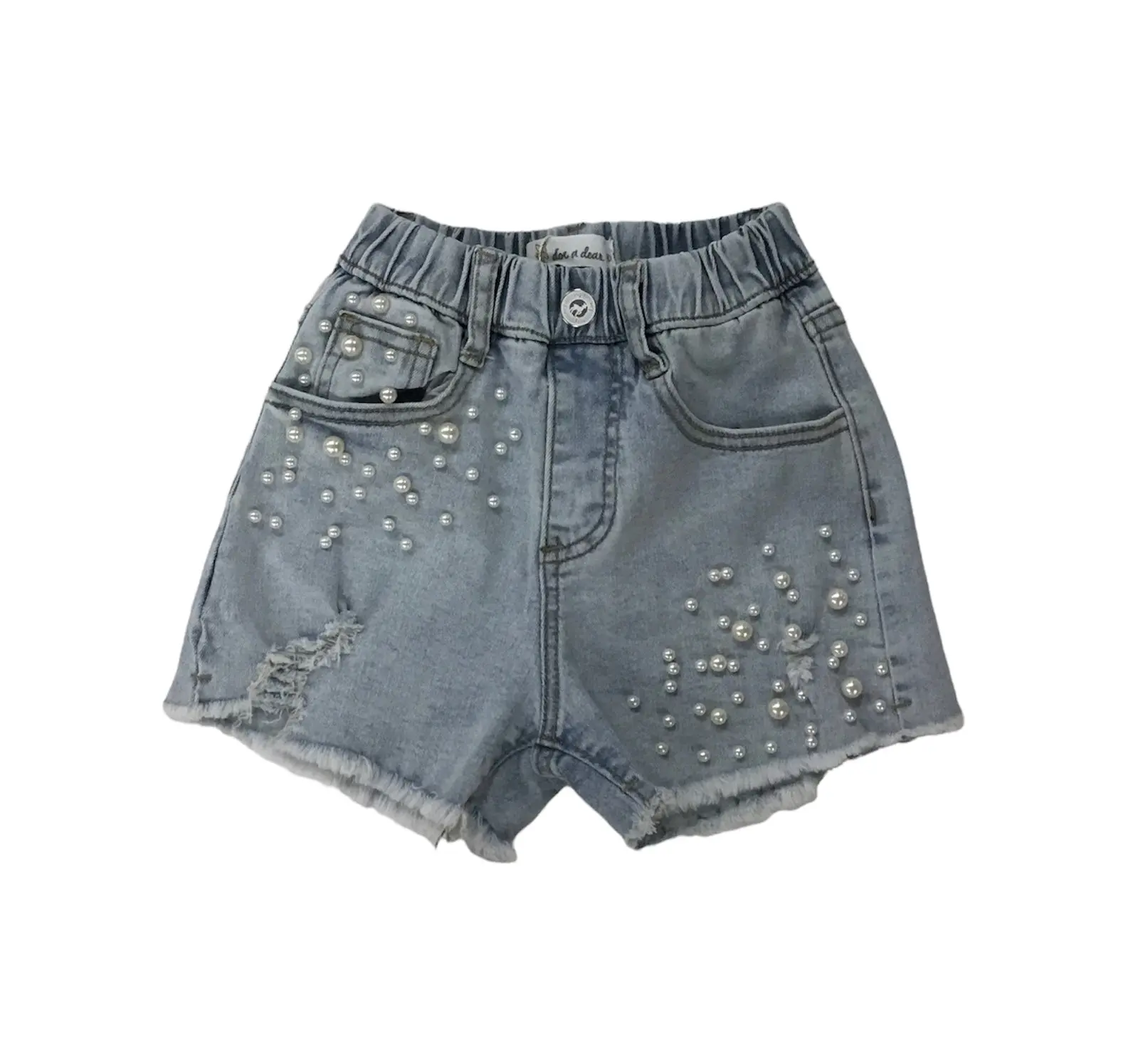 Light Denim Pearl Short