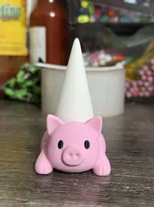 pig ring holder- pig - ring holder