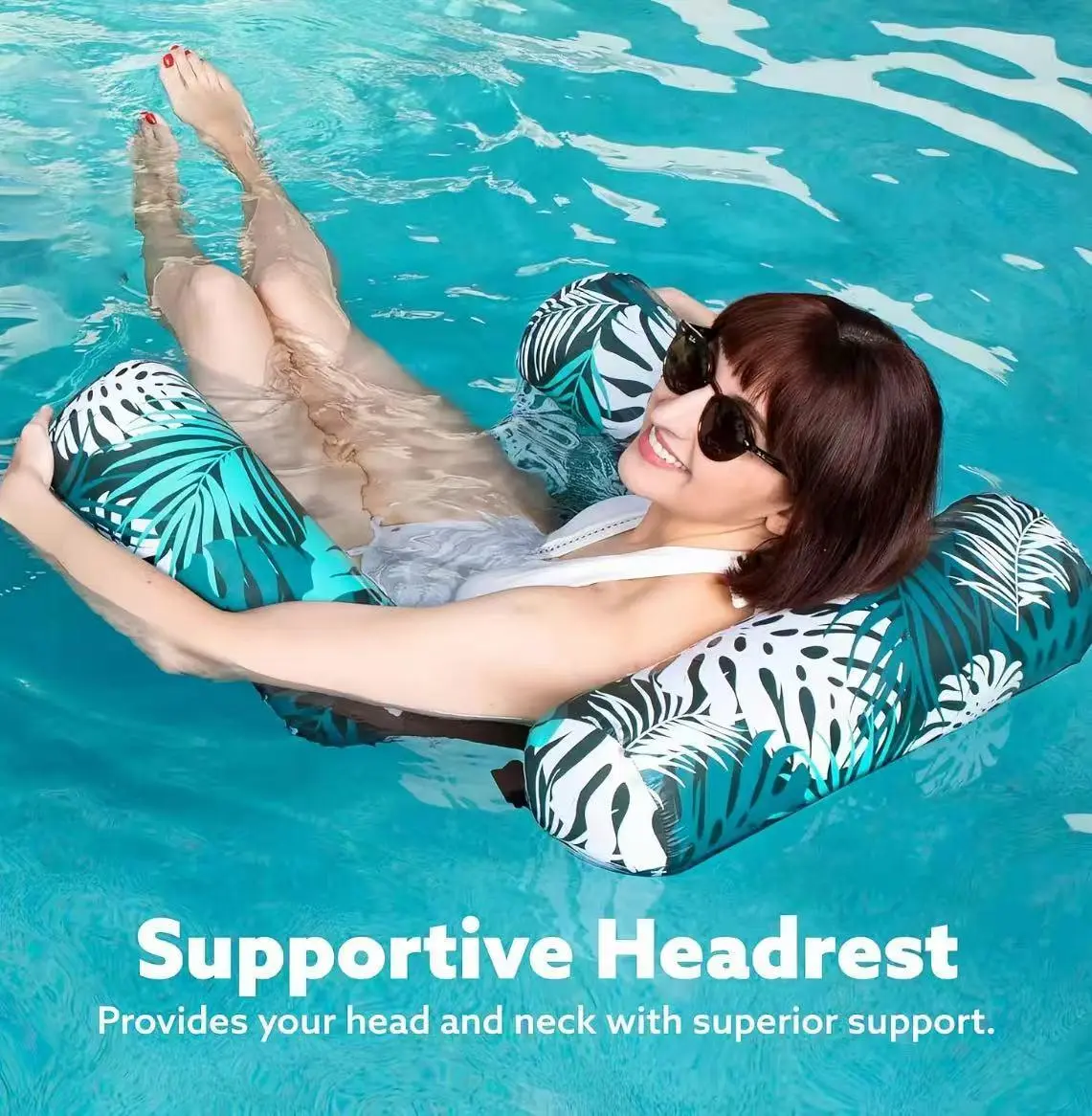 Inflatable Pool Floats Adult, 1 Pack Floating Lounge Chairs , Blow up Pool Noodles for Adult Heavy Duty, Floating Chair for Party Summer Water Beach Lake Fun   Mother's Day Gift&April Stock Up Summervibes