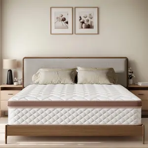 Queen Size Mattress Full Size Medium Firm Hybrid for Couples Motion Isolation Cool Comfort Zero Disturbance 800 Pocket Coils Gel Foam Top Individually Wrapped Coils for a Romantic Night’s Sleep