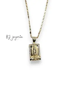 COPPER VIRGIN PENDANT AND CHAIN (1019)