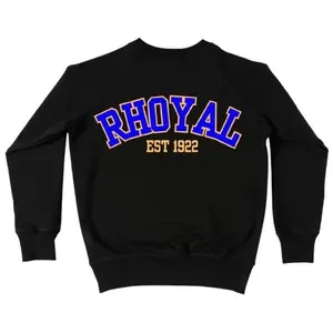 Sgrho Pretty Poodles Rhoyal Crewneck Sweatshirt - Stylish Sorority Apparel For Fashionistas Cotton Fit