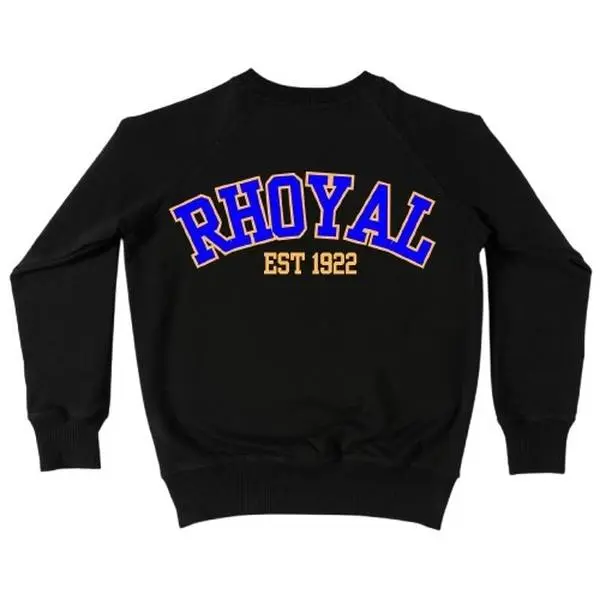 Sgrho Pretty Poodles Rhoyal Crewneck Sweatshirt - Stylish Sorority Apparel For Fashionistas Cotton Fit