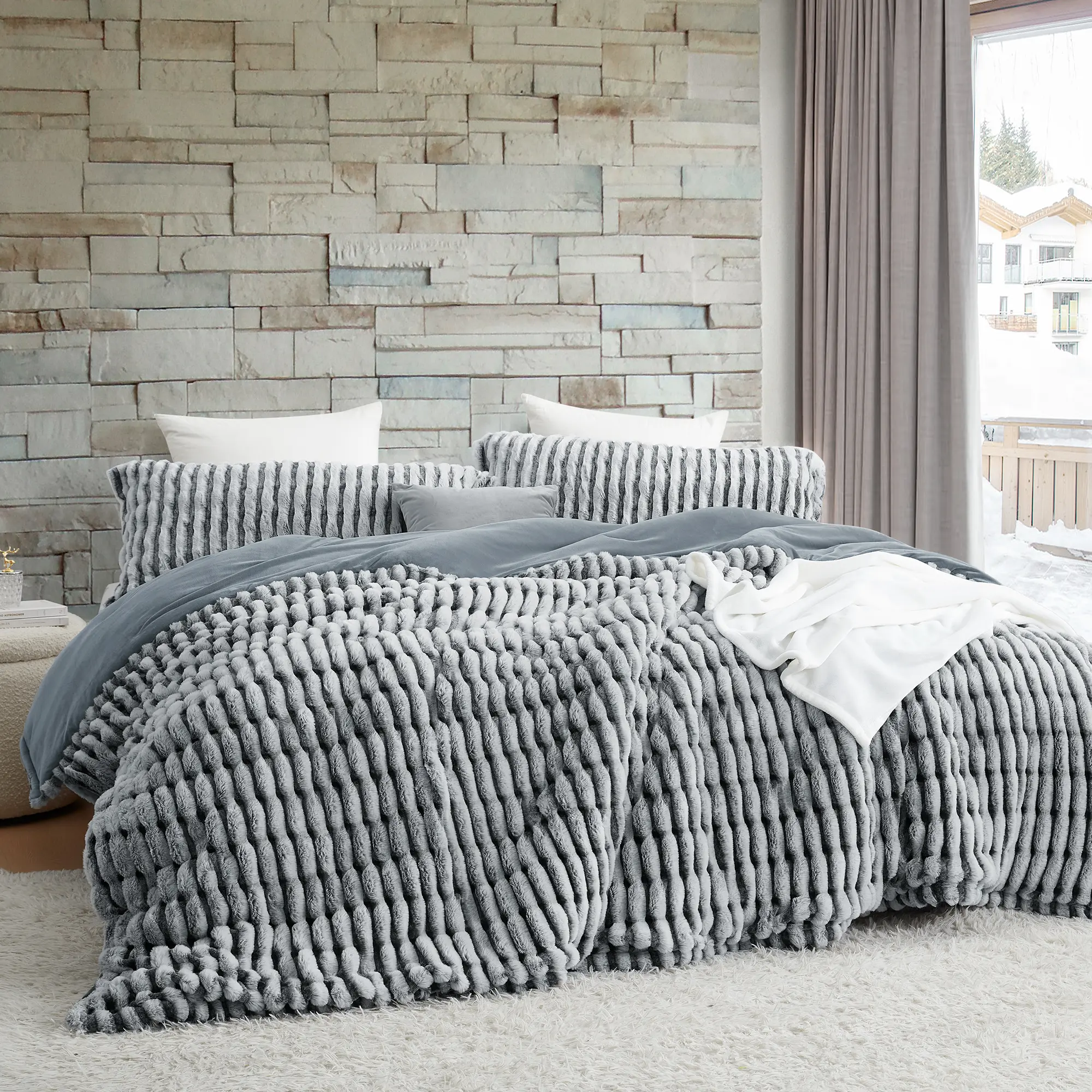 Freezin Waters - Coma Inducer Oversized Comforter Set - Frosted Navy