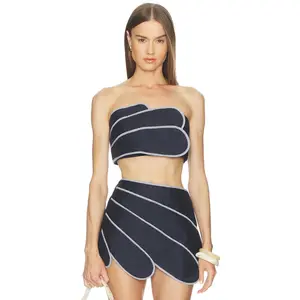 AZULU Sango Top in Navy