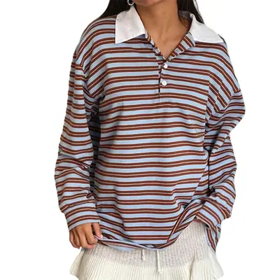 Brandy Long Sleeve Stripe TikTok Shop