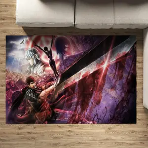 Berserk Rug v3, Anime Area Rug Carpet ,Popular Rug,Gift Ideas