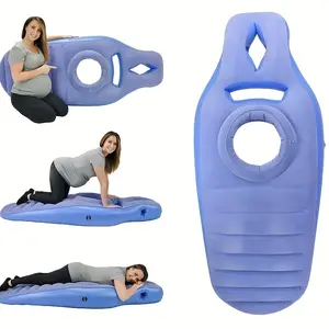 Inflatable yoga mat for pregnant women, PVC inflatable pregnancy mattress, maternity mat, pregnancy body pillow, sleep mat, portable for indoor and outdoor use, Maternity Supplies