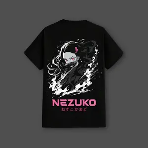 Nezuko Kamado Demon Slayer T-Shirt, Anime Manga Graphic Tee, Cute Demon Girl Character Shirt for Men Women Unisex S–3XL