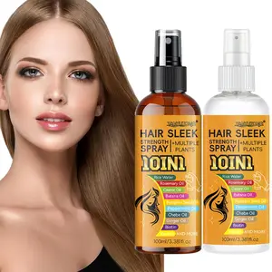 2 bottles of  100ml ten in one wash free conditioner spray, hair care essential oil spray, moisturizing, silky and soft, create a natural fluffy feeling, a gentle spray, suitable for all hair, men and women