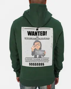 The Boondocks - Riley "WANTED" Forest Green Knit Hoodie