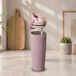 Owala FreeSip Sway 30oz Bottle - Pink Coastal Bohemian Birthday Bash Beach Tumbler