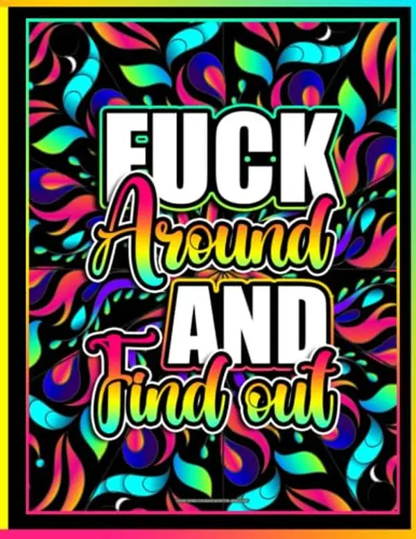 Swear Word Coloring Book for Adults Easy: Midnight Edition Sweary Coloring Book For Woman | Adult Funk Coloring Pages with Stress Relieving and ... Fu