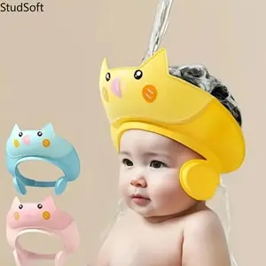 Summer 2026 New Baby Shampoo Cap Waterproof Ear & Eye Protection Bath Accessory