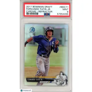 2017 Bowman Draft Fernando Tatis JR. Chrome Refractor #BDC71 PSA 9