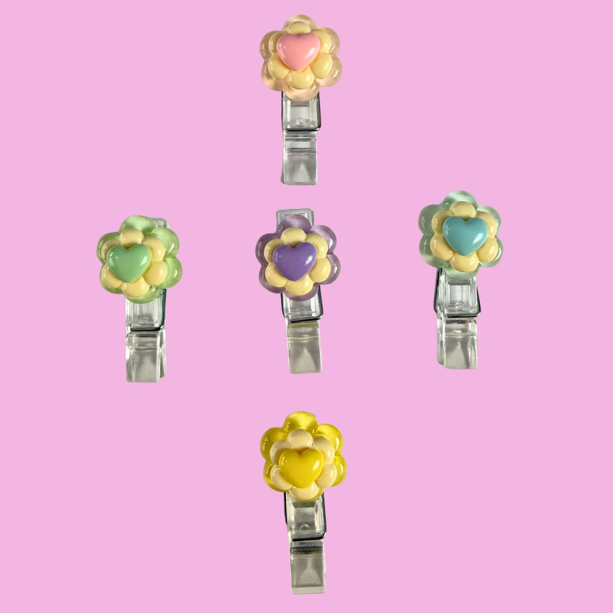 Bloom with Love Page Clips- Set of 4