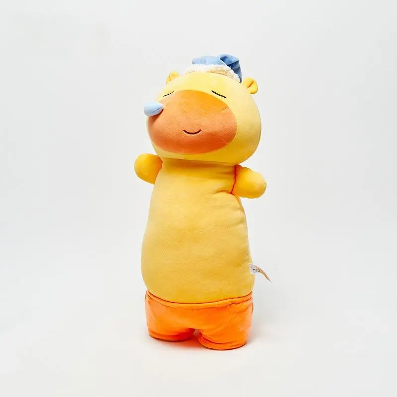 MINISO 60cm Snoring Stuffed Toy Pillow - Durable, Soft, Fluffy, Cute Stuffies, Soft Cuddly Gift for Children，Back To School