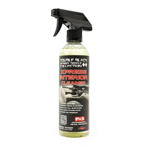 P & S PROFESSIONAL DETAIL PRODUCTS Xpress Interior Cleaner – Safe for Leather, Vinyl, Plastic & More, Removes Dirt, Grease & Oil, No Residue, Fresh Scent, No Dilution Needed