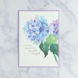 Blue Hydrangea Mother's Day Card