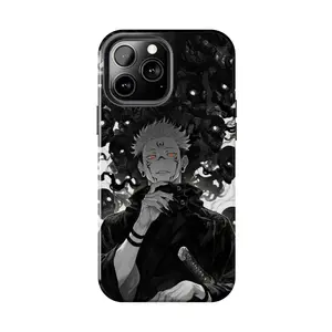 Ryomen Sukuna Jujutsu Kaisen Anime Case for iPhone 17-7 Pro Max Plus & Samsung Galaxy S25-S21 Ultra Plus - King of Curses Manga Aesthetic Phone Cover unisex