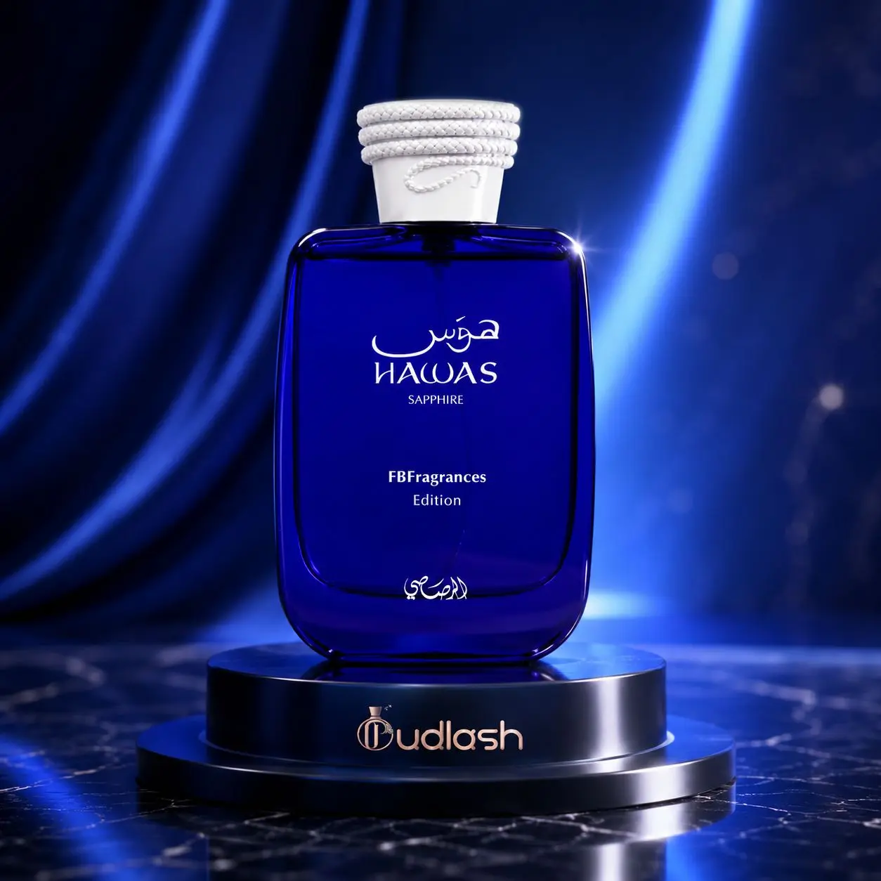 FBFragrance Edition | Rasasi | Hawas | Sapphire | Men's Fragrance | 100 ML - 3.38 OZ | Eau De Parfum | Guava - Blackcurrant & Bergamot