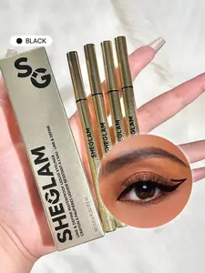 SHEGLAM Line & Define Waterproof Liquid Eyeliner – Black | Long-Lasting Matte Smudge-Proof Eyeliner