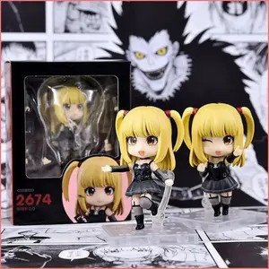 New 10cm Q Version Nendoroid 2674 Misa Amane Anime Cute Articulated Action Figures Model Collectible Model Toys Desktop Ornament