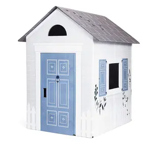 MakeItCute Cottage Indoor Playhouse, Aesthetic House for Imaginative Play, Montessori-Inspired Indoor Toy, Sustainable, Plastic-Free Tent, Screen-free Pretend House for Birthdays and Holidays