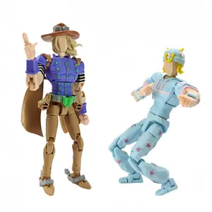 Jojo'S Bizarre Adventure: Steel Ball Run Johnny Joestar Gyro Zeppeli 3D Print Multi Joint Movable Action Figures Anime Model Toypopular popular