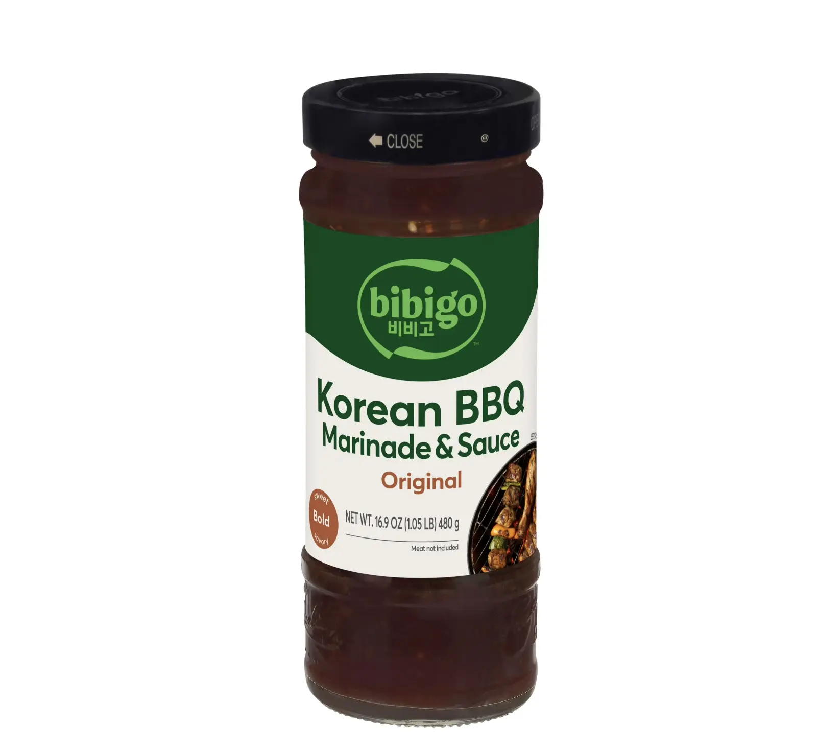 Bibigo Original Korean BBQ Marinade & Sauce 16.9 oz Traditional Dip Flavor