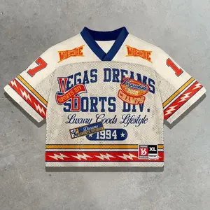 Men's Jersey T-Shirt 2025 New American Sports Shirt Fashion Mesh Quick-Dry 3D Printed Pattern, Fashion Trend Streetwear Short Sleeve T-Shirt