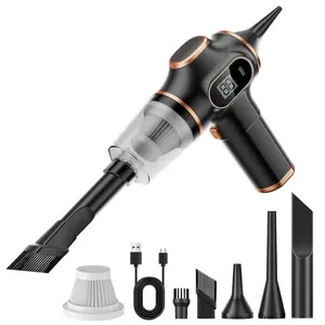 Portable Handheld Wireless Vacuum Cleaner, Rechargeable Cordless Car Vacuum Cleaner, Multifunctional Car Cleaning Tool for Car, Home, Office