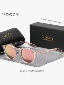 [VOGGY] stylish, simple, retro, polarized, comfortable, lightweight and UV-proof sunglasses, men and women driving outdoor mountaineering, hiking, cycling, fishing, fashion holiday party decoration props with gift boxes.