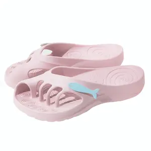 Toe Separators for Women, Pedicure Sandals with Toe Separators Comfort EVA Recovery Slippers Arch & Heel Support, Unisex Toe Separation Flip Flops for Home Pilates Yoga Salon Gym