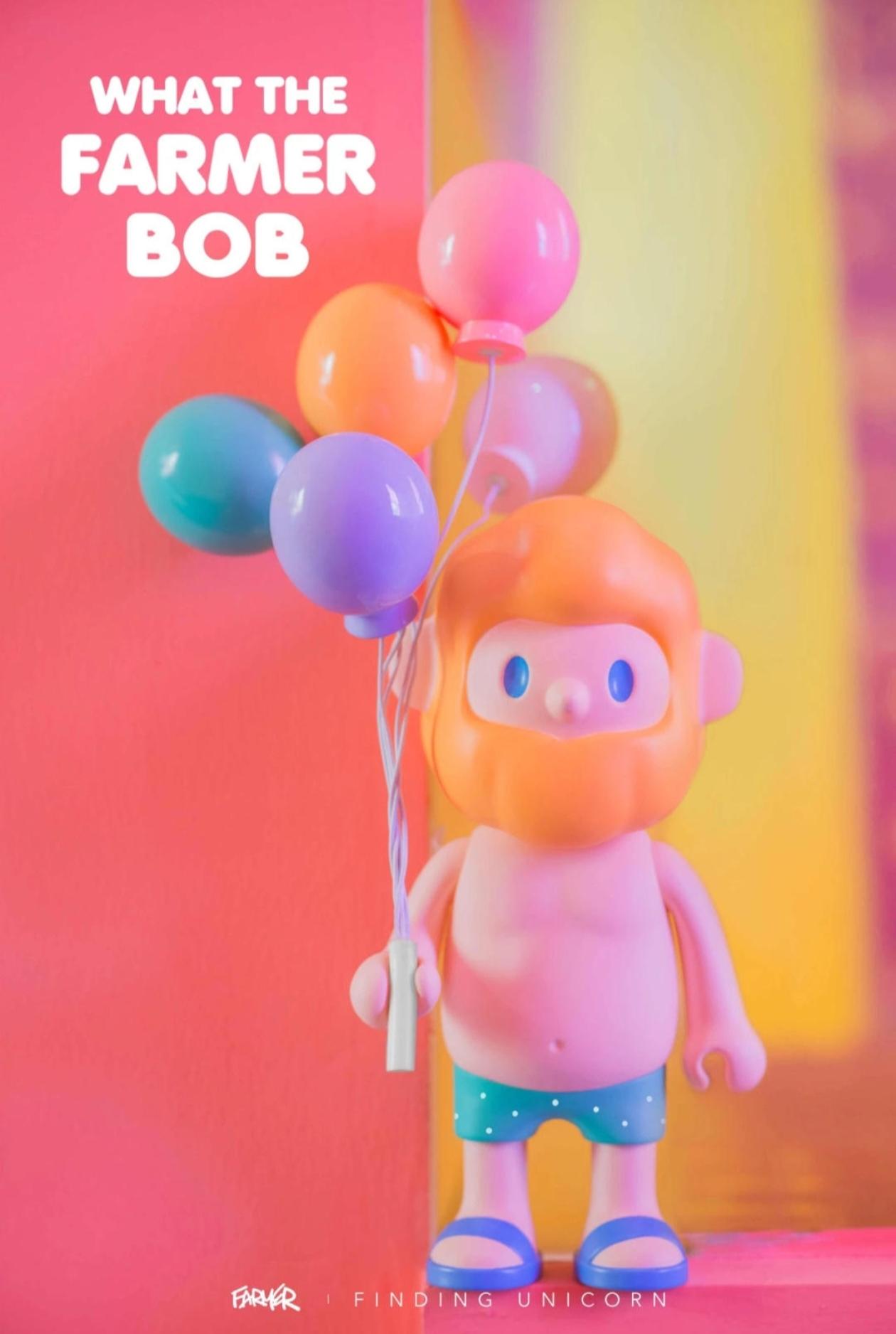 [FINDING UNICORN] 【Live Unboxing】200% FARMER BOB WHAT THE FARMER BOB Collection Figurine Toys for Modern Home Decor, Collectible Art Toy Cute Figures Desktop Ornament Collectible Toys Birthday Gifts