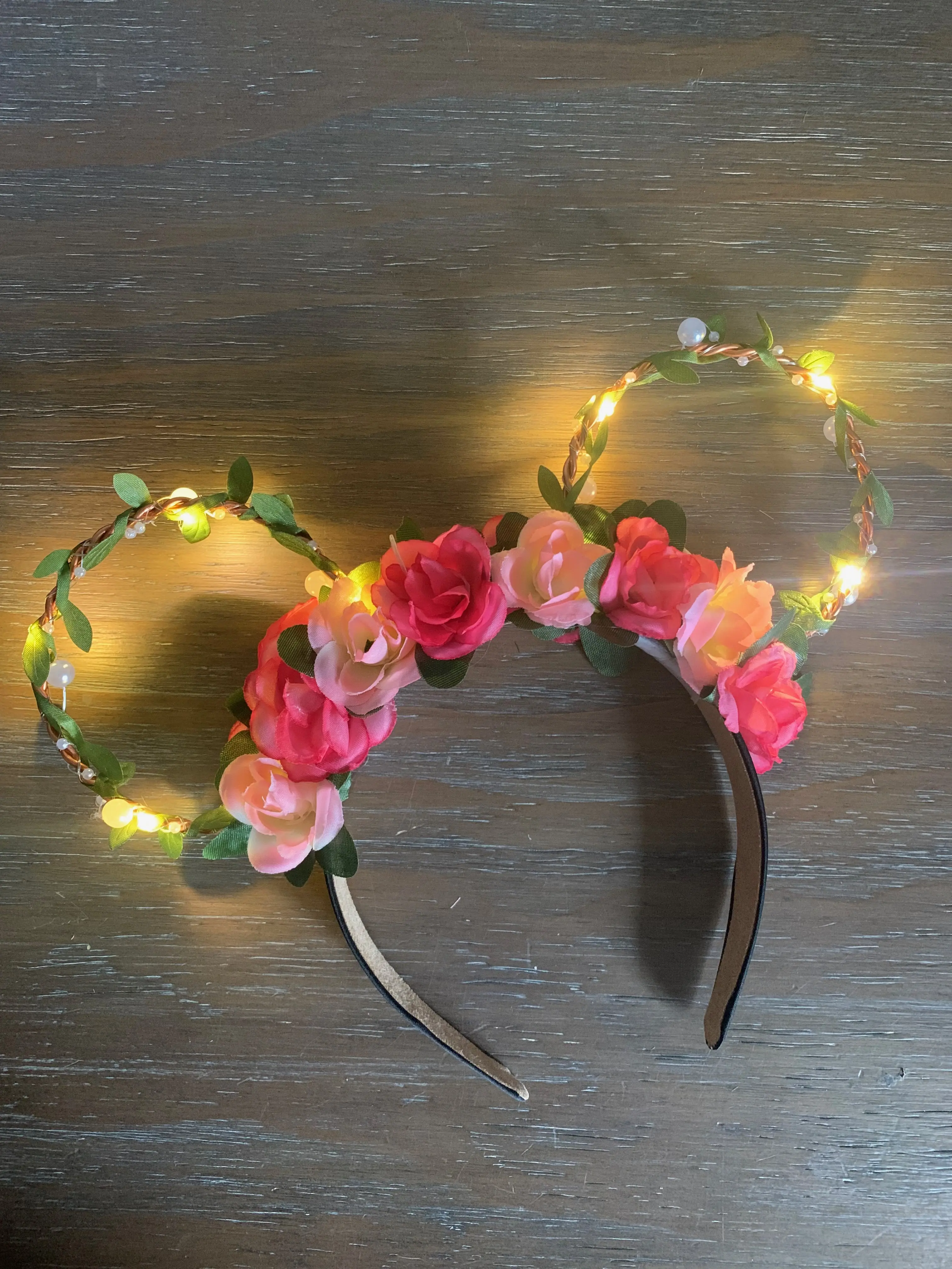 Flower and Garden Light up mouse ears