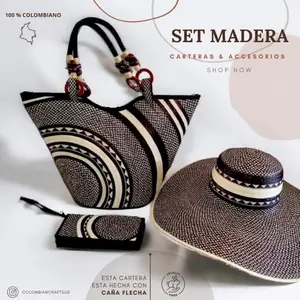Sombrero vueltiao, a traditional Colombia  hat for men and women