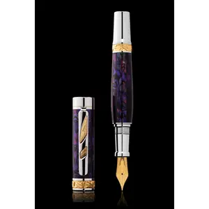 Rainmaker Purple Abalone Shell Fountain Pen