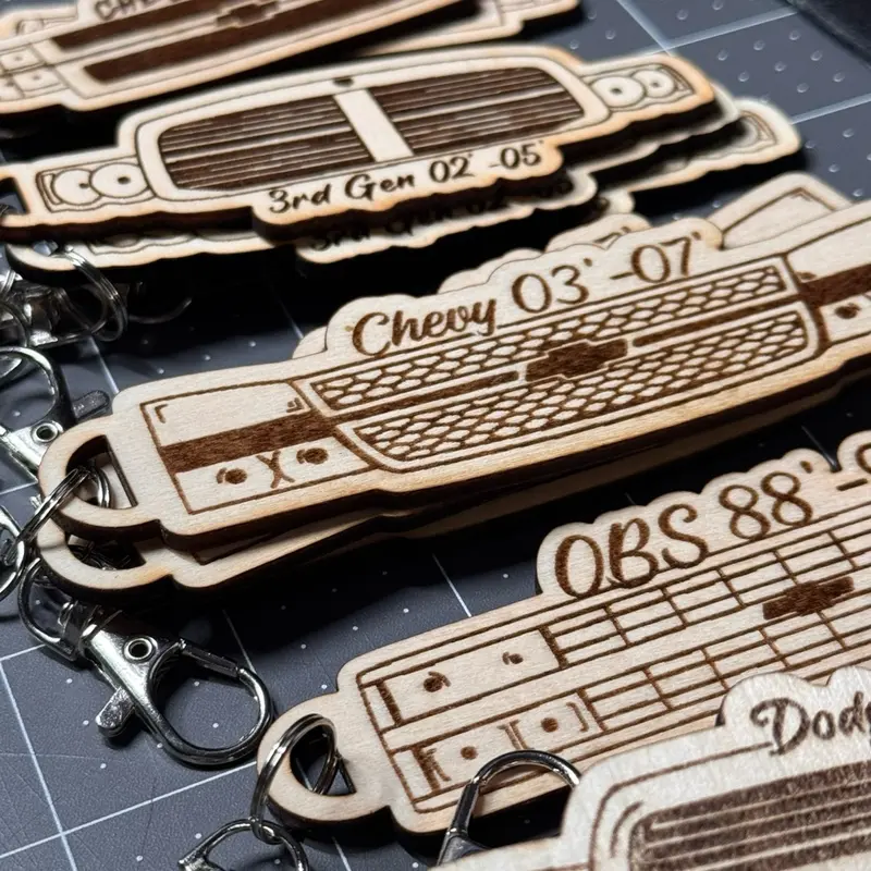 Front End Grill Keychain for Car or Truck Enthusiasts