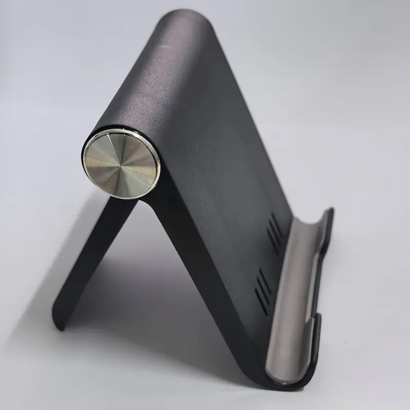 1pc ABS Plastic Foldable Compact Space-Saving Tablet Mount & Cellphone Stand, Durable Easy-to-Use Portable Home Office Accessory Holder for Smartphones, Mobile Devices, iPods, Mirrors