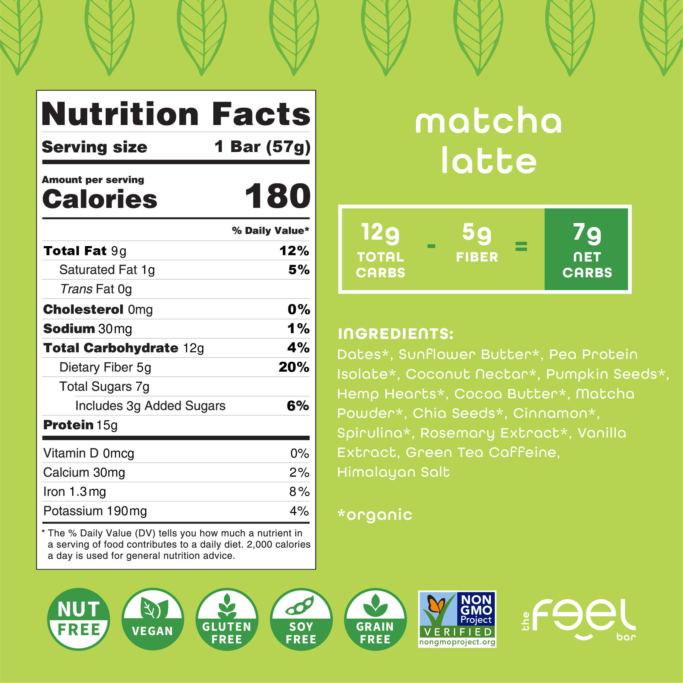 Feel Vegan Protein Bars | Best Sellers Variety 6 Pack | 15g Plant Protein | Organic | Gluten Free I Nut Free I Soy Free I Grain Free