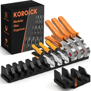 Plier Organizer - Expandable Multiple Spacing Modular Tool Box Organizers, Tool Drawer Organizer, Tool, Plier Rack - 24 Holders