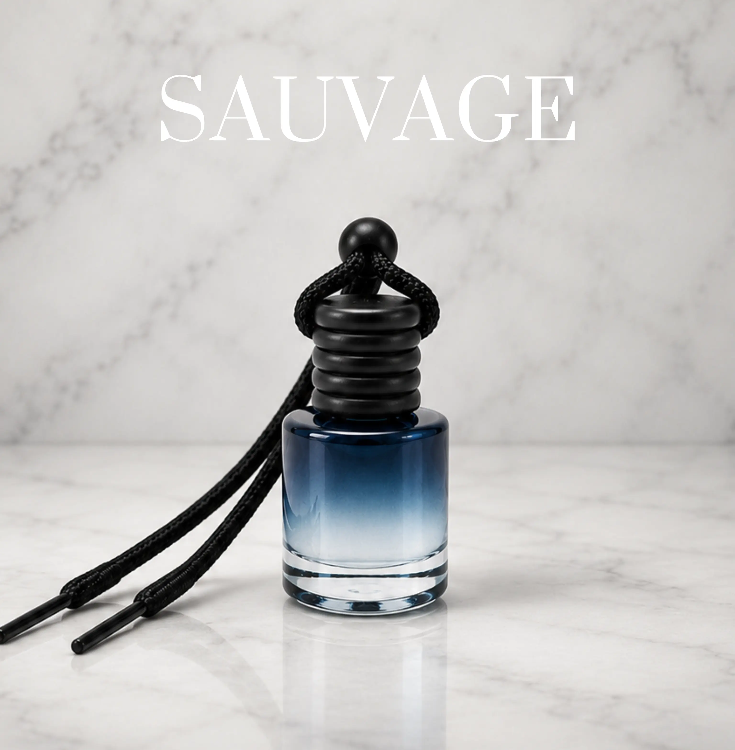 Hanging Air Freshener - Clean Air Co. - Inspired By Sauvage - No Labels - For Cars and Trucks - Long Lasting