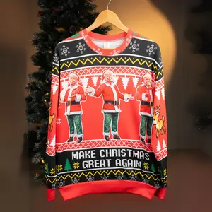 Funny Ugly Christmas Sweater - Hilarious Xmas Sweatshirt for Holiday Parties, Festive Pajamas & Gag Gifts - Cozy, Comfy, and Perfect for Men & Women