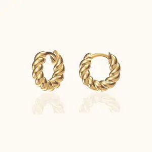 Braided Hoop Earrings