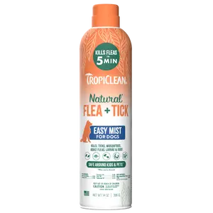 TropiClean Natural Flea + Tick Dog + Home Easy Mist Spray
