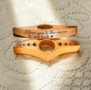 I Love You To The Moon And Back - Personalized Book Page Holder, Custom Page Holder, Book Lover Gift, Wooden Thumb Page Holder，A perfect gift for Christmas for those who love reading